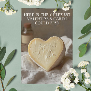 Carte Saint-Valentin au fromage