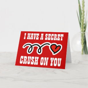 Carte Saint Valentin avec message d'amour secret