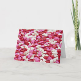 Carte Saint-Valentin Candy Hearts