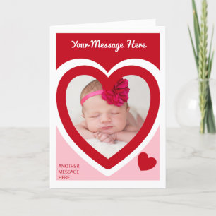 Carte Saint-Valentin Candy Hearts Box Photo personnalisé