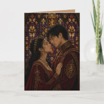 Saint-Valentin d'anniversaire de couple médiéval
