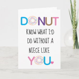 Carte Saint Valentin de la nièce de Donut
