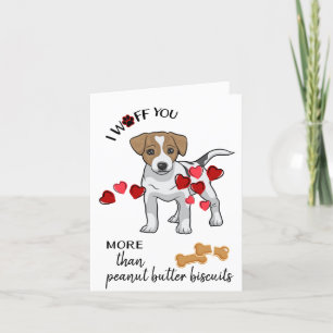 Carte Saint-Valentin de votre Jack Russell Terrier