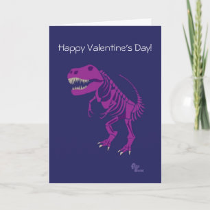 Carte Saint Valentin Dinosaur