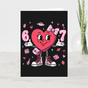 Carte Saint-Valentin Drôle 67 Meme Six Sept 6 7 Valent