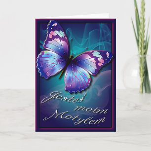 Carte Saint-Valentin en polonais