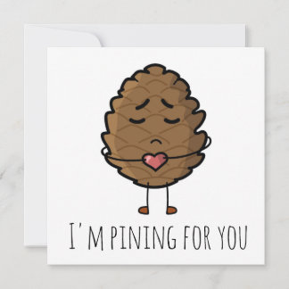Carte Saint-Valentin 'Je languis après toi' / distance a