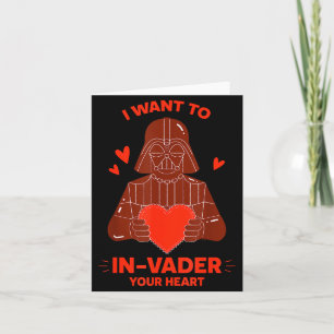 Carte Saint-Valentin je veux envahir votre cœur 