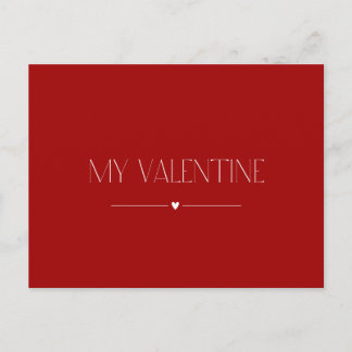 Carte Saint Valentin "Ma Saint Valentin"