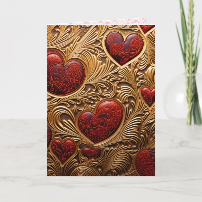 Carte Saint Valentin Mari Femme Petit ami Petit am (Devant)