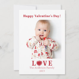 Carte Saint Valentin Photo Heart Love