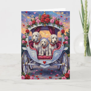 Carte Saint-Valentin pour chien maltais 