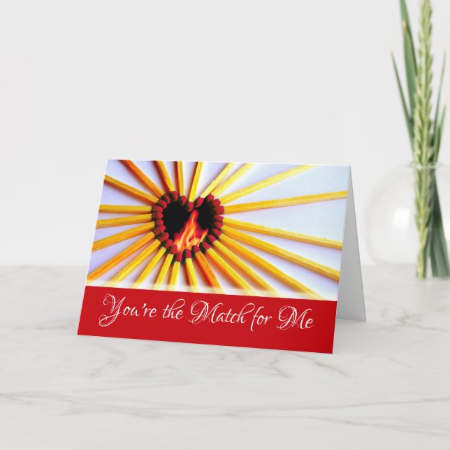 Carte Saint-Valentin pour coeur amoureux Correspond à la (Devant)