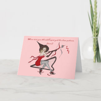 Carte Saint-Valentin pour l'amour des sorcières