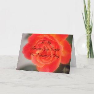 Carte Saint-Valentin pour les couples gays