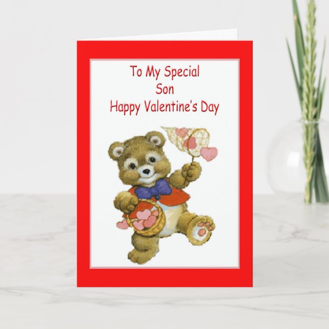 Carte Saint Valentin pour son (Devant)