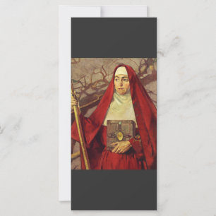 Carte Sainte Brigitte de Kildare Flamme celtique Art sac