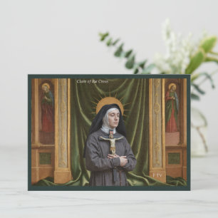 Carte Sainte Catholique Sainte Claire de Montefa