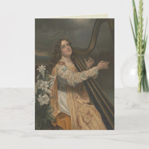 Carte Sainte Cecilia Patronesse des Musiciens Religieux