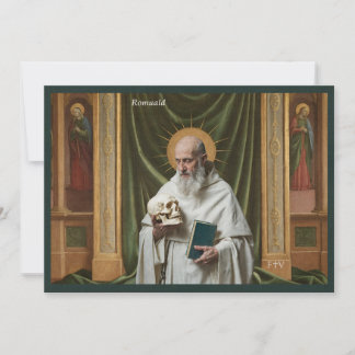 Carte Sainte de l'Art Catholique | Saint Romuald