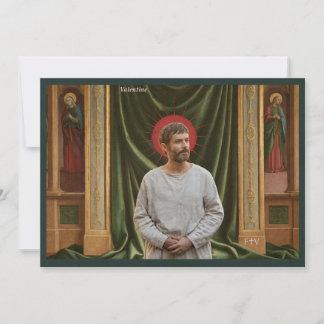 Carte Sainte de l'Art Catholique | Saint Valentin 