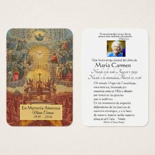 Carte Sainte du Mémorial catholique de Jésus