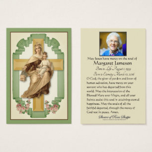 Carte Sainte du Monument funéraire du Carmel Jesus