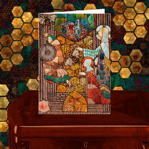 Carte Sainte Gobnaï repousse un voleur de bétail avec de
