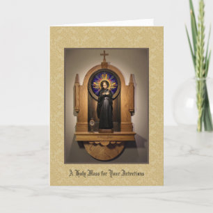 Carte Sainte Messe Offrant Saint Gemma Galgani