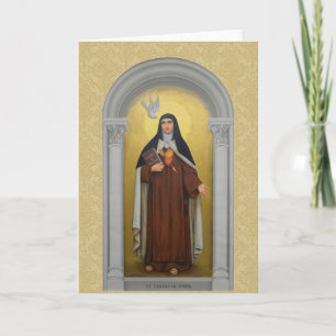 Carte Sainte Thérèse d'Avila (de Jésus) Carmélite