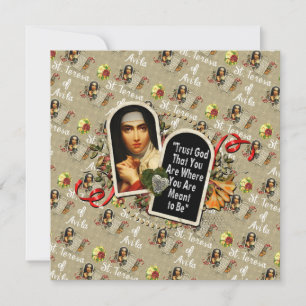 Carte Sainte-Thérèse de Avila