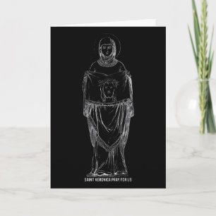 Carte Sainte Véronique Priez Pour Nous Catholique Chréti