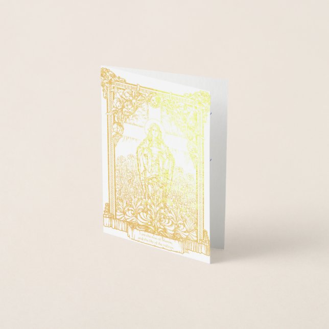 Carte Sainte Vierge Marie (Devant)