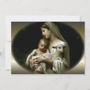 Carte Sainte Vierge Marie Conforter Jésus