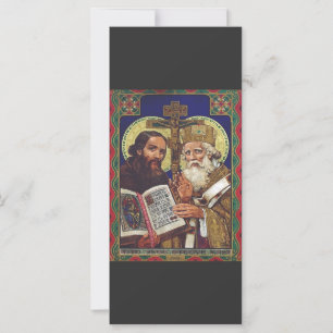 Carte Saints Cyrille et Méthode patrons de l'Europe
