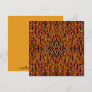 Carte Saison d'automne changement de couleurs feuillage