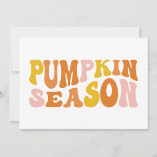 Carte Saison des citrouilles