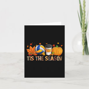 Carte Saison Leopard Citrouille Volleyball Halloween Fa