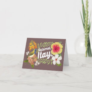 Carte "Salamat, Itay" (Merci, Papa), Philippins
