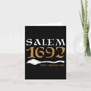 Carte Salem 1692 Ils Ont Manqué Une Sorcière Halloween 9