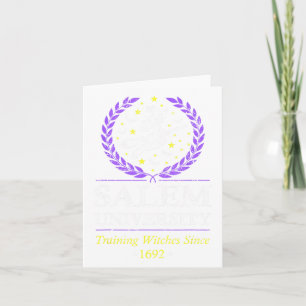 Carte Salem Witch University Training Halloween Femmes