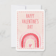 Salle de classe Valentines Enfants Rose Rainbow He