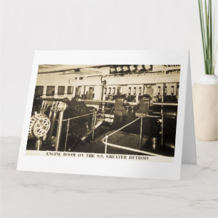 Carte Salle des machines sur le S.S. Greater Detroit - D