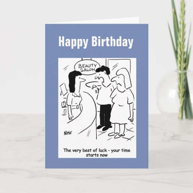 Carte Salon de beauté - votre temps commence... maintena (Devant)