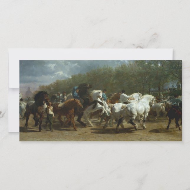 Carte Salon du cheval (par Rosa Bonheur) (Devant)