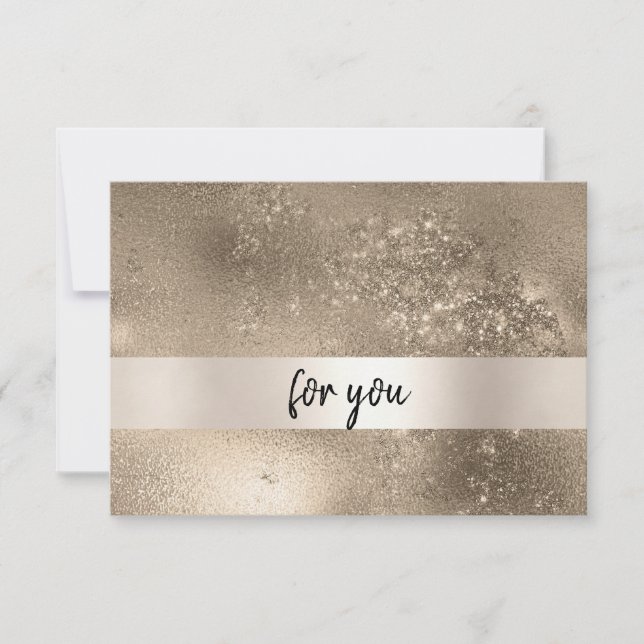 Carte Salon Or Moderne  (Devant)