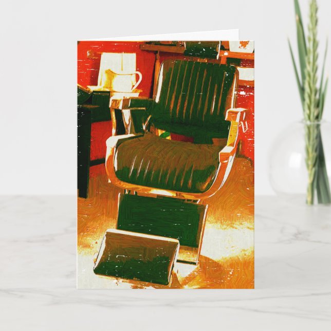 Carte Salon vintage des cheveux (Devant)