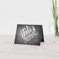 Saludos De Navidad en La Pizarra