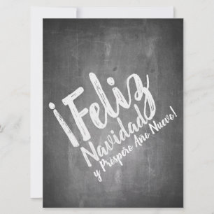 Carte Saludos De Navidad en La Pizarra