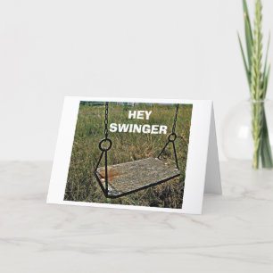 CARTE "SALUT SWINGER"